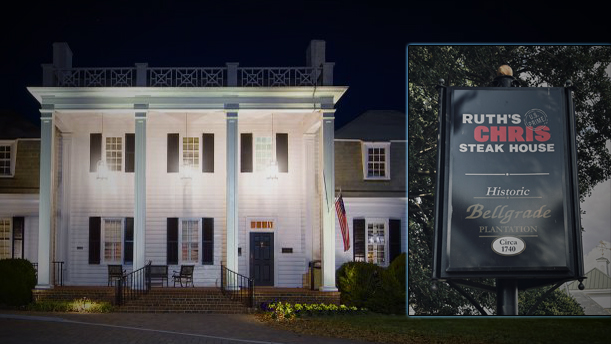 Exterior of Ruth's Chris Steakhouse in Midlothian, Virginia