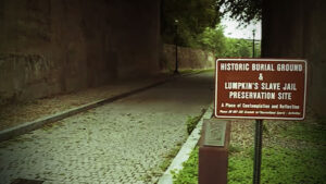Historic African Burial Ground and Lumpkin’s Slave Jail preservation site in Richmond, Virginia.